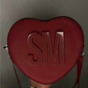 Red Heart- Shapped Crossbody Bag